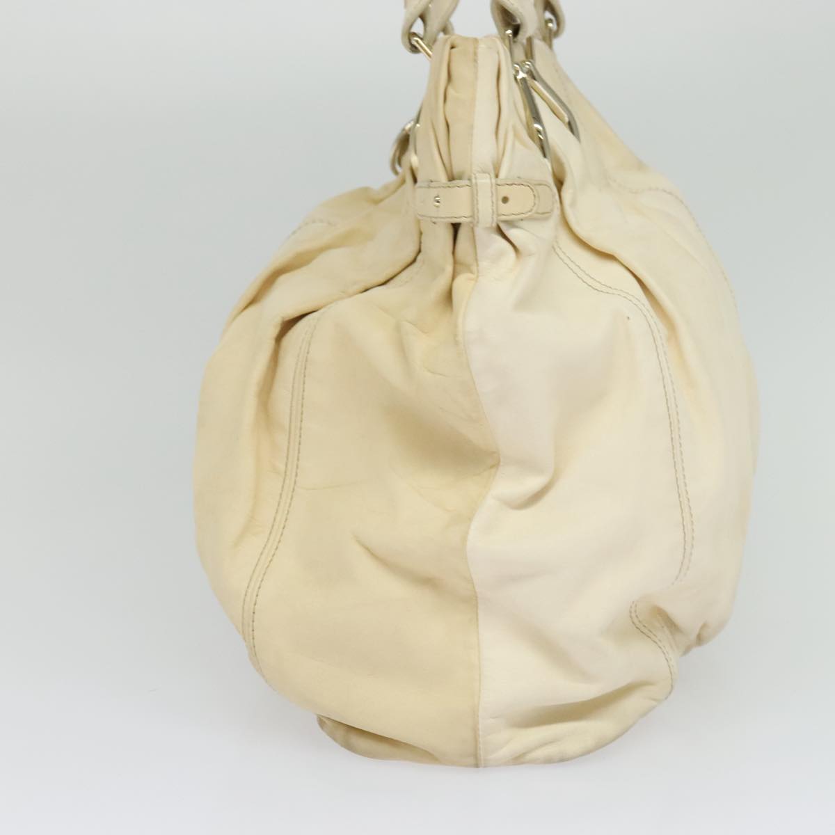 Céline White Leather Tote Bag (Pre-Owned)