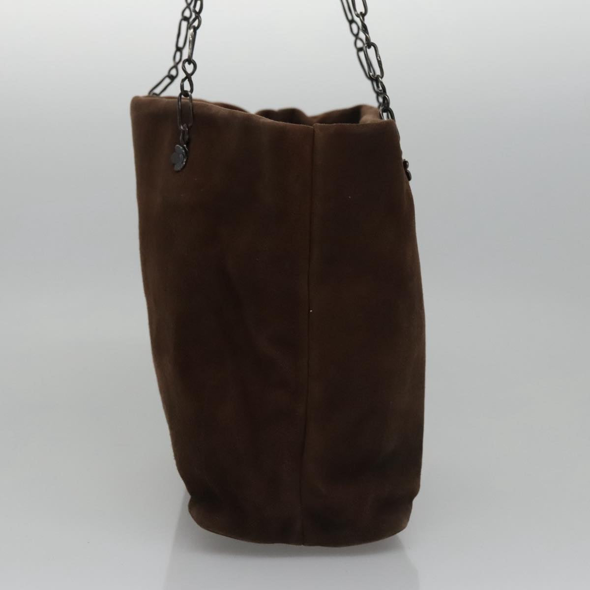 Prada Brown Suede Shoulder Bag (Pre-Owned)