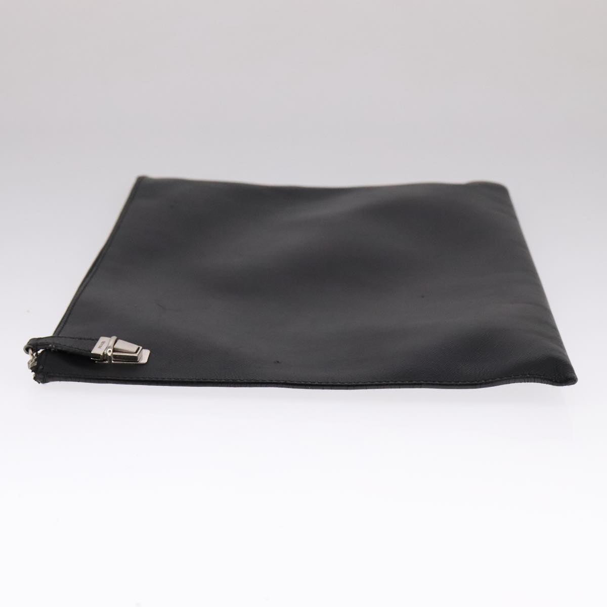 Prada Black Leather Clutch Bag (Pre-Owned)