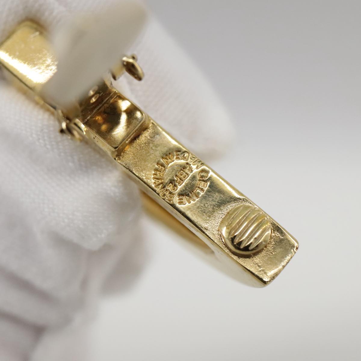 Céline Gold Metal Earring Jewelry (Pre-Owned)