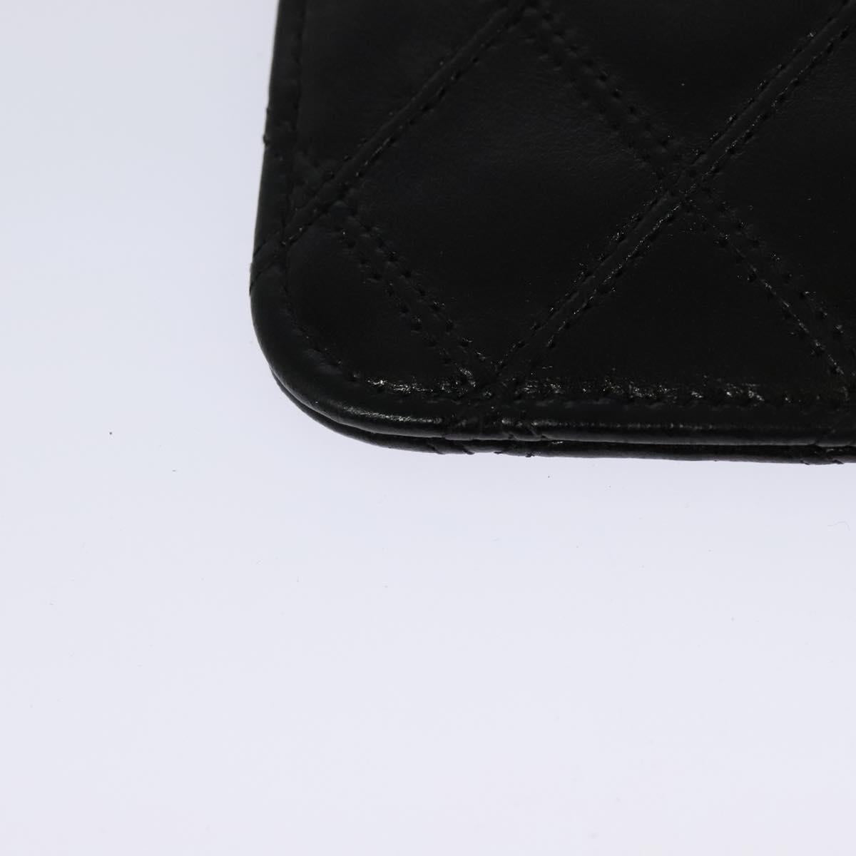 Chanel Coco Mark Black Lizard Wallet (Pre-Owned)