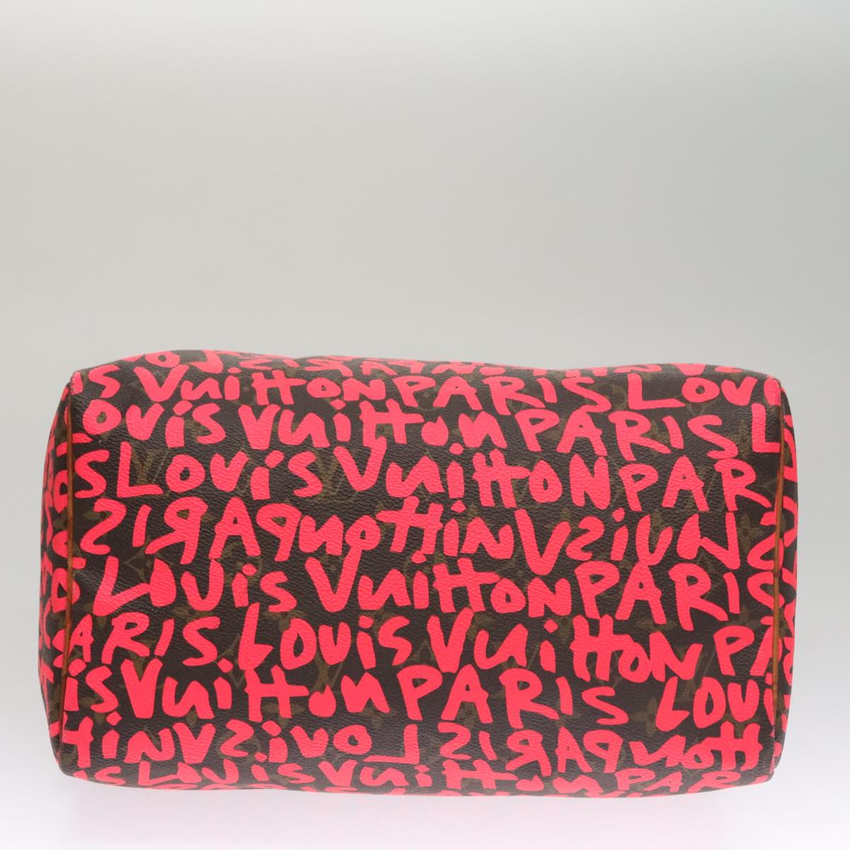 Louis Vuitton Speedy 30 Red Canvas Handbag (Pre-Owned)