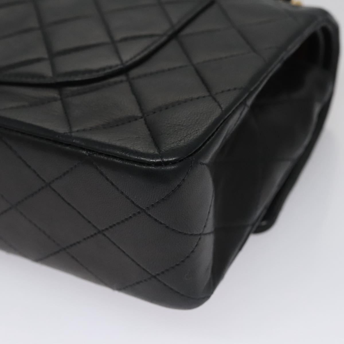 Chanel Timeless Black Leather Shoulder Bag (Pre-Owned)
