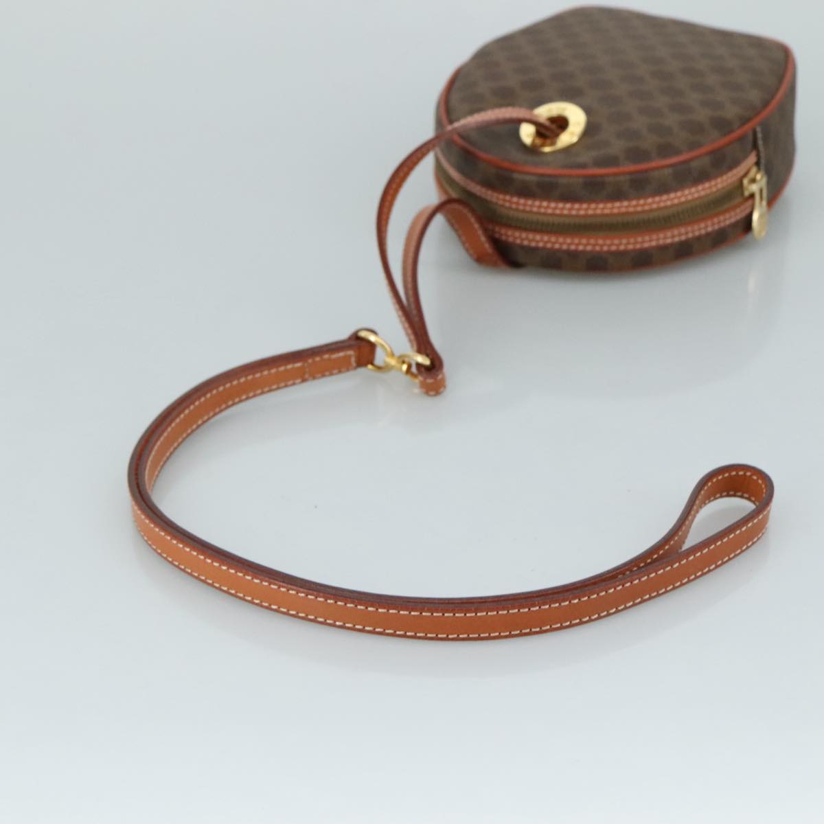 Céline Macadam Brown Canvas Shoulder Bag (Pre-Owned)