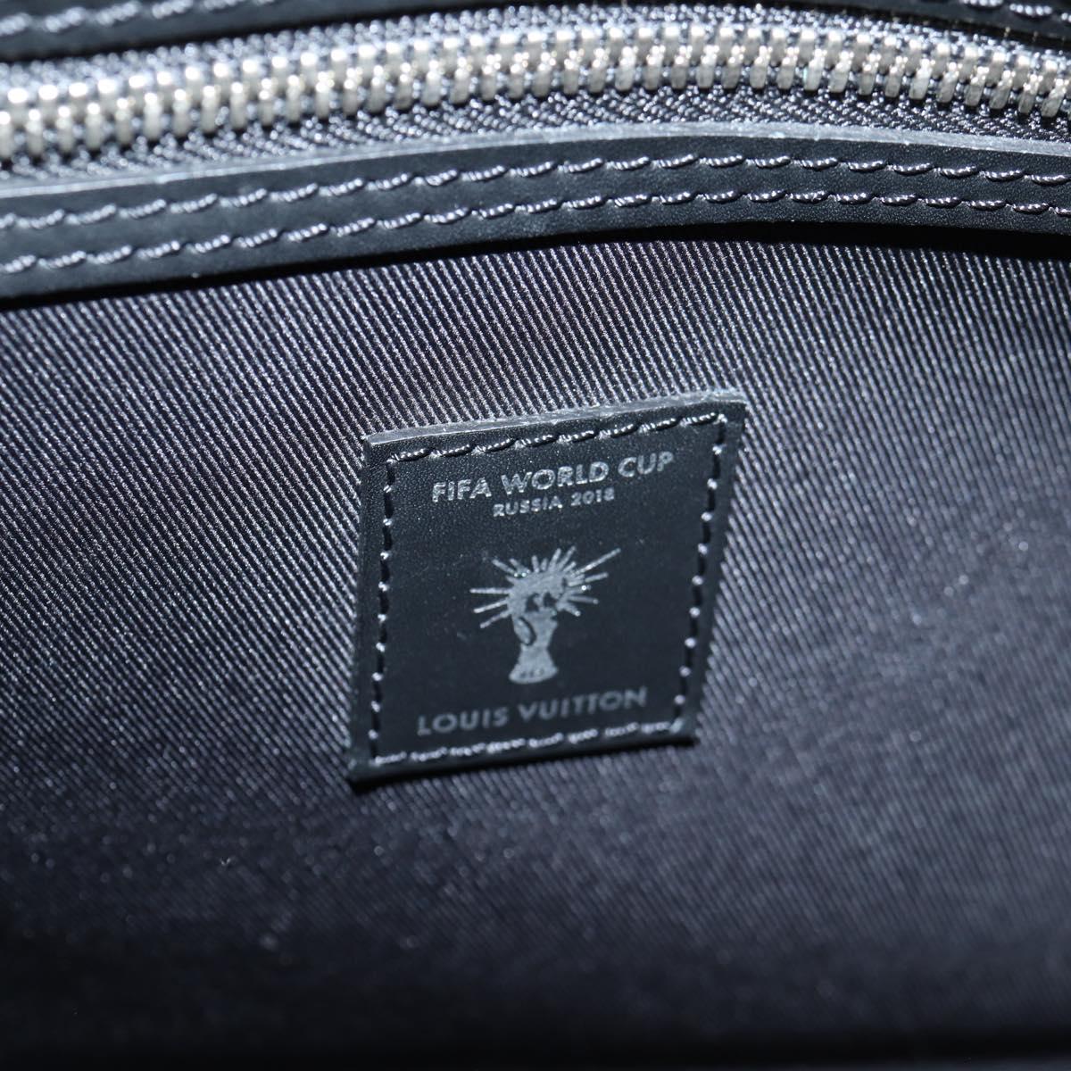 Louis Vuitton Keepall 50 Black Leather Travel Bag (Pre-Owned)