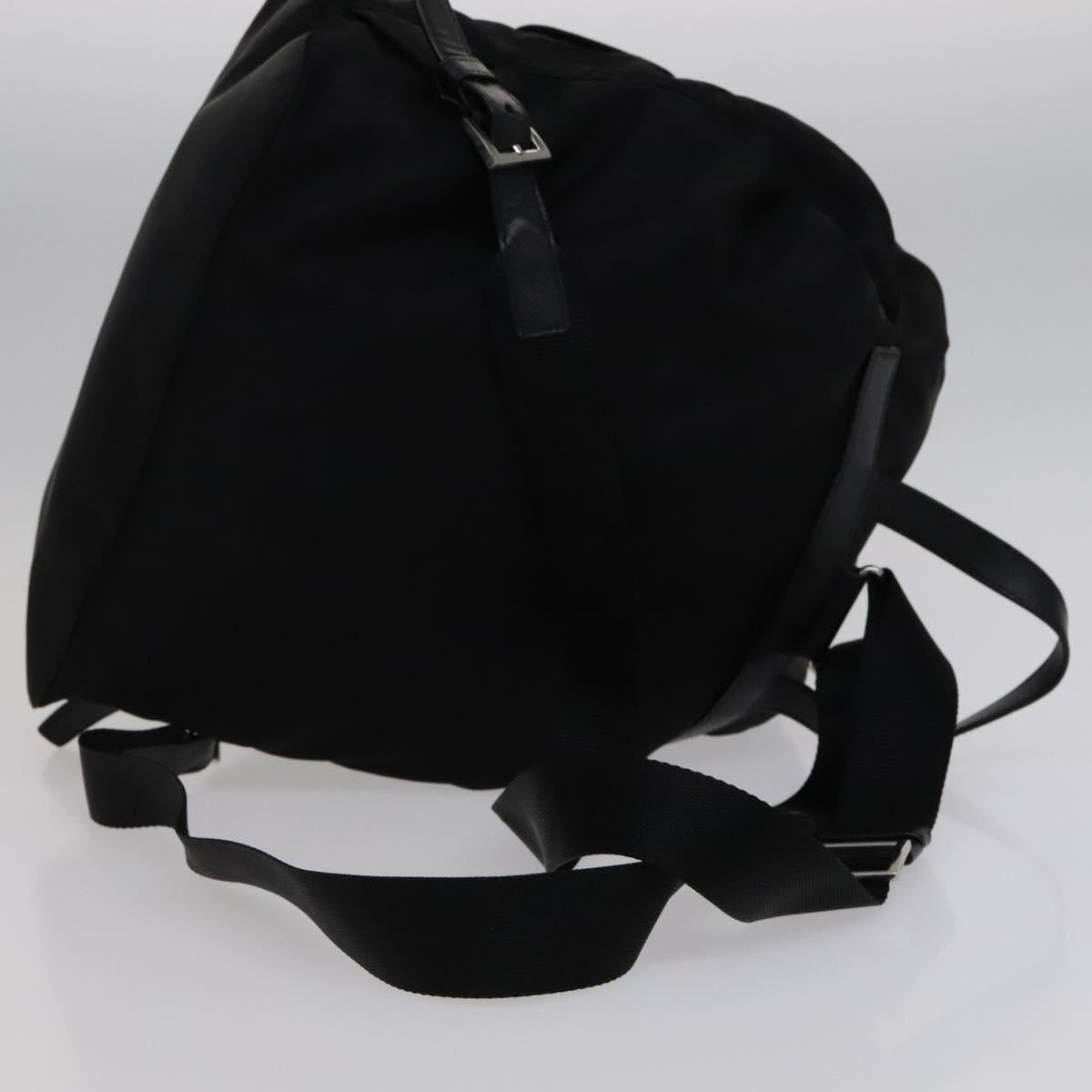 Prada Robot Black Synthetic Backpack Bag (Pre-Owned)
