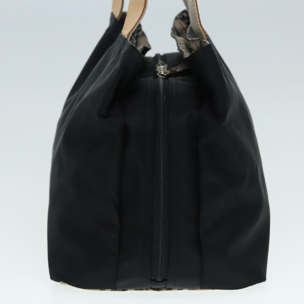 Burberry Nova Check Black Synthetic Tote Bag (Pre-Owned)