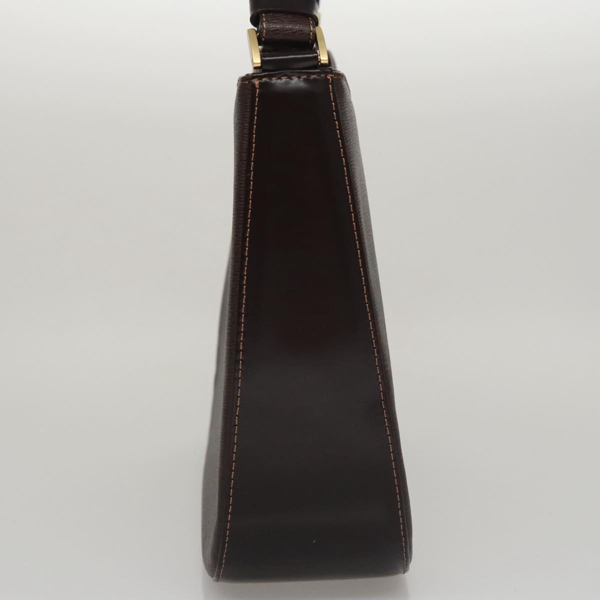Burberry Brown Leather Shoulder Bag (Pre-Owned)
