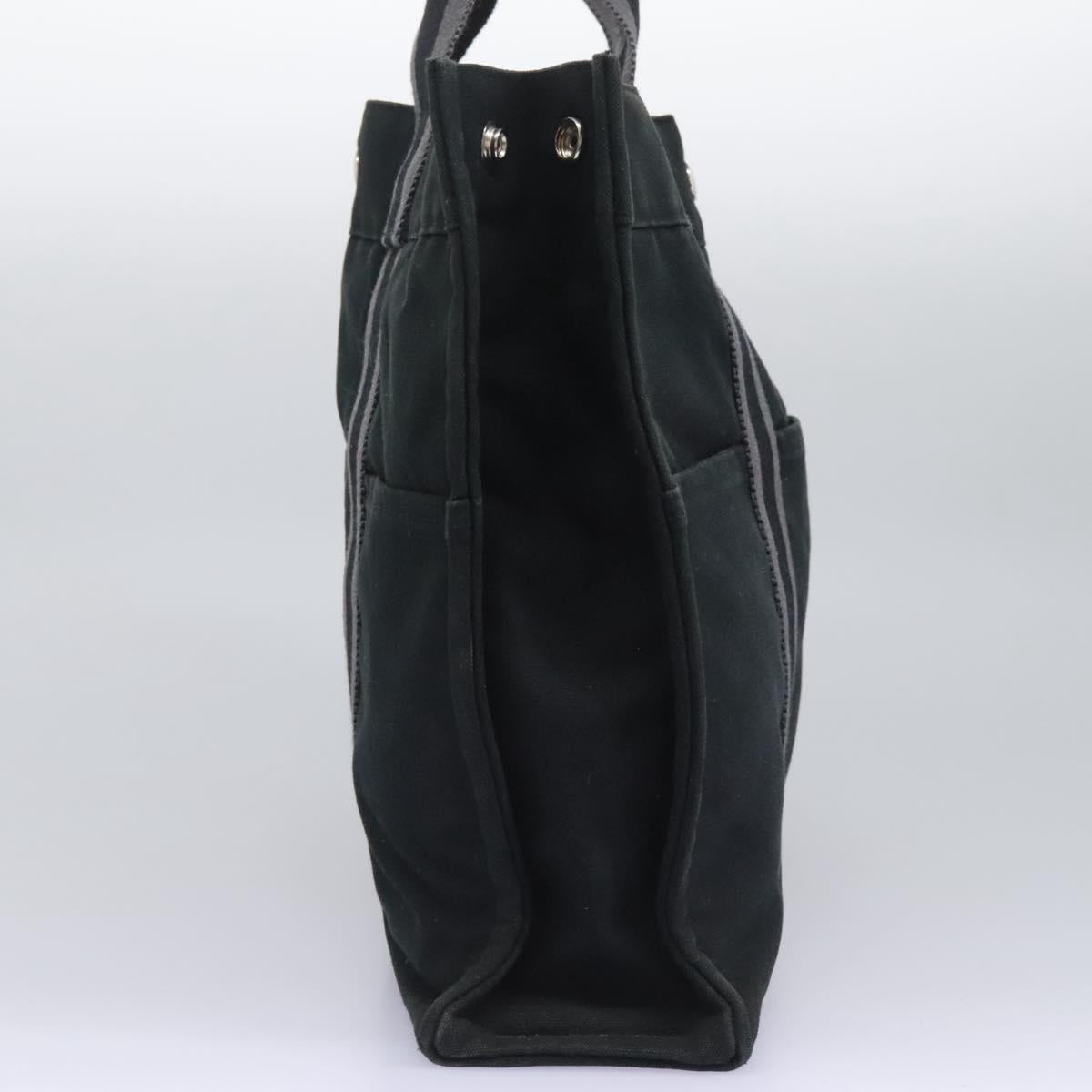 Hermès Toto Black Canvas Tote Bag (Pre-Owned)