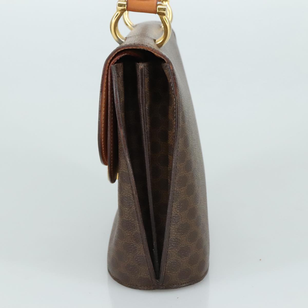 Céline Macadam Brown Canvas Handbag (Pre-Owned)