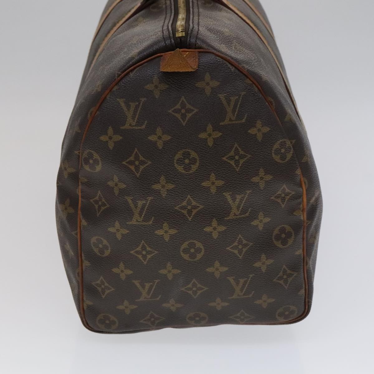 Louis Vuitton Keepall 45 Brown Canvas Travel Bag (Pre-Owned)