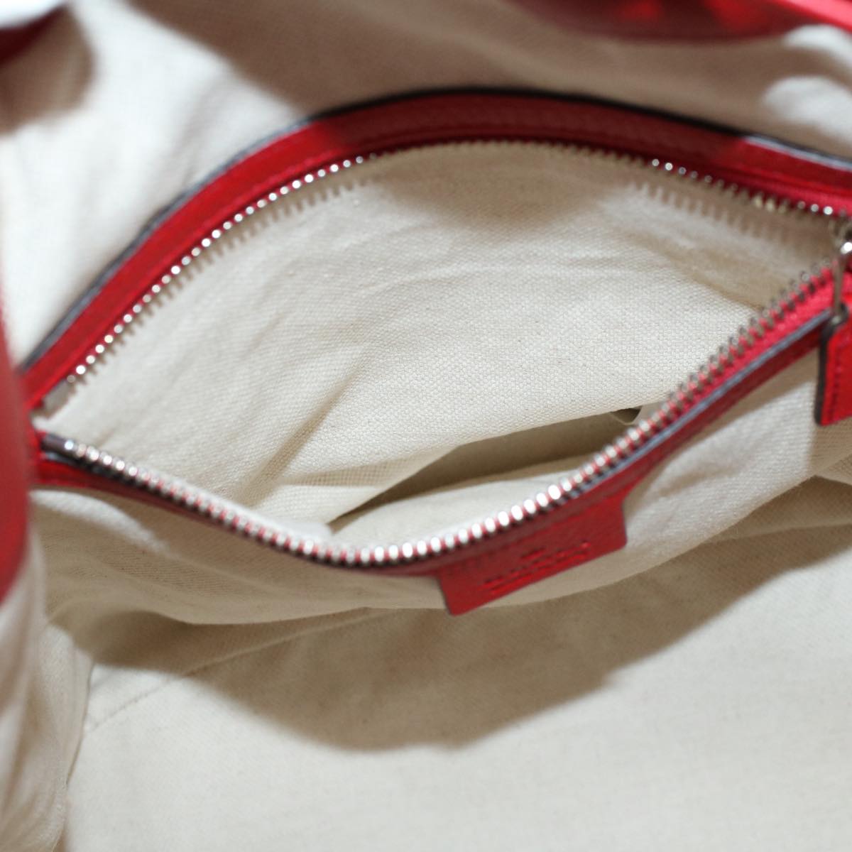 Gucci Soho Red Leather Backpack Bag (Pre-Owned)