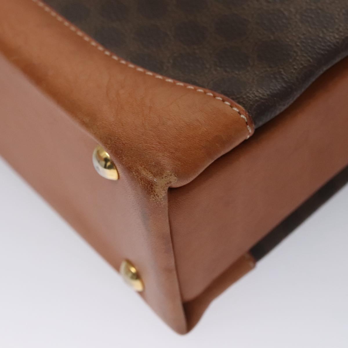 Céline Macadam Brown Canvas Briefcase Bag (Pre-Owned)