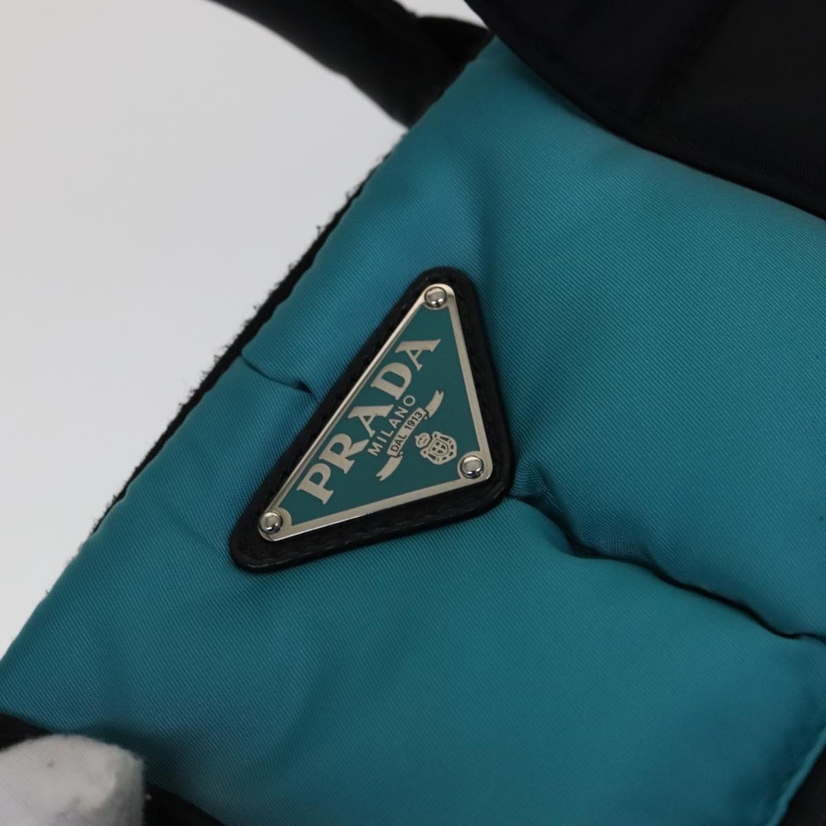 Prada Turquoise Synthetic Handbag (Pre-Owned)
