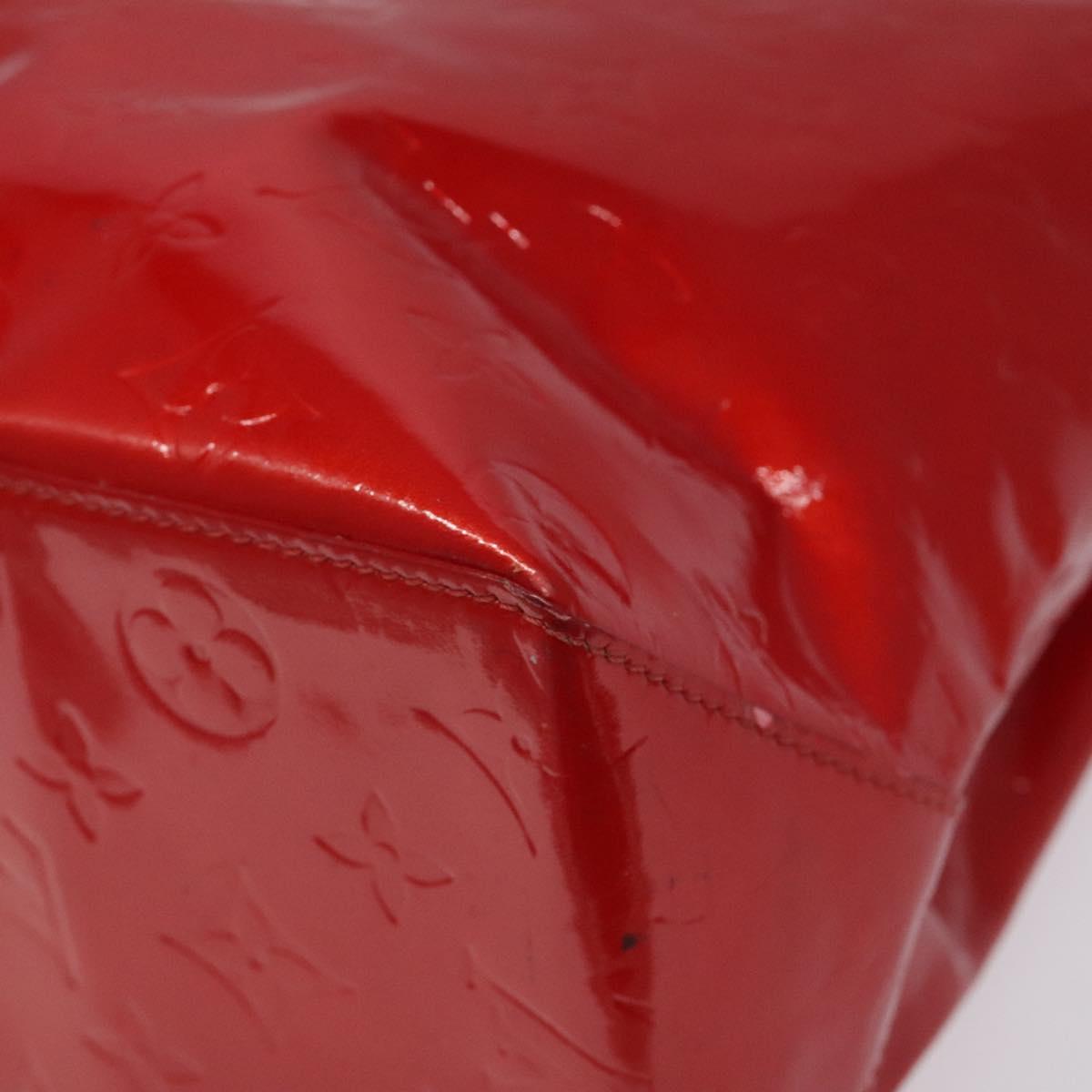 Louis Vuitton Reade Red Patent Leather Tote Bag (Pre-Owned)