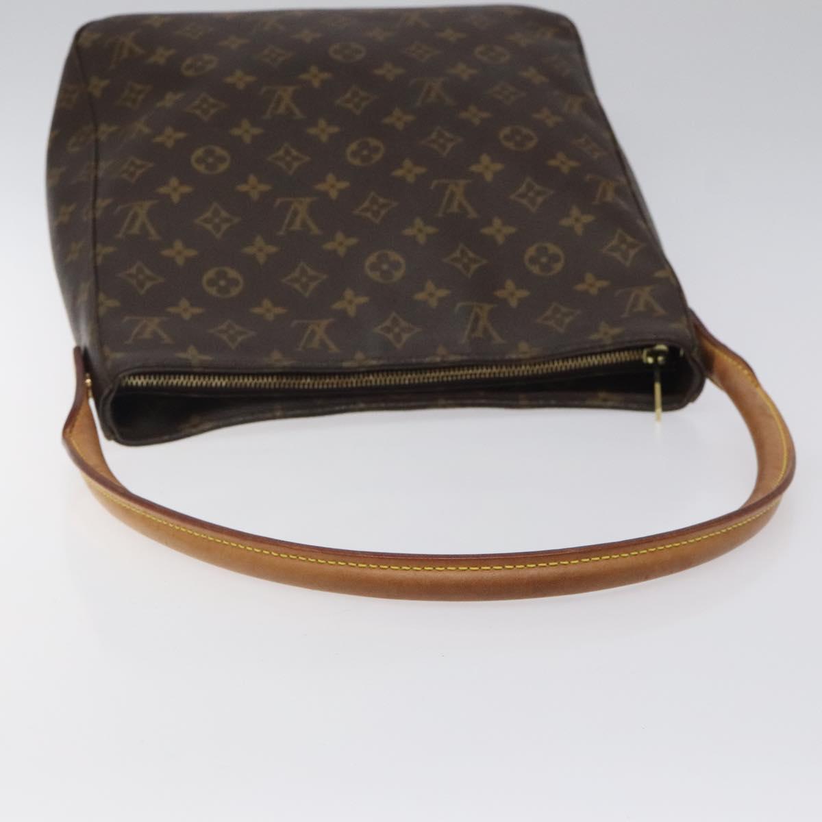 Louis Vuitton Looping Brown Canvas Shoulder Bag (Pre-Owned)