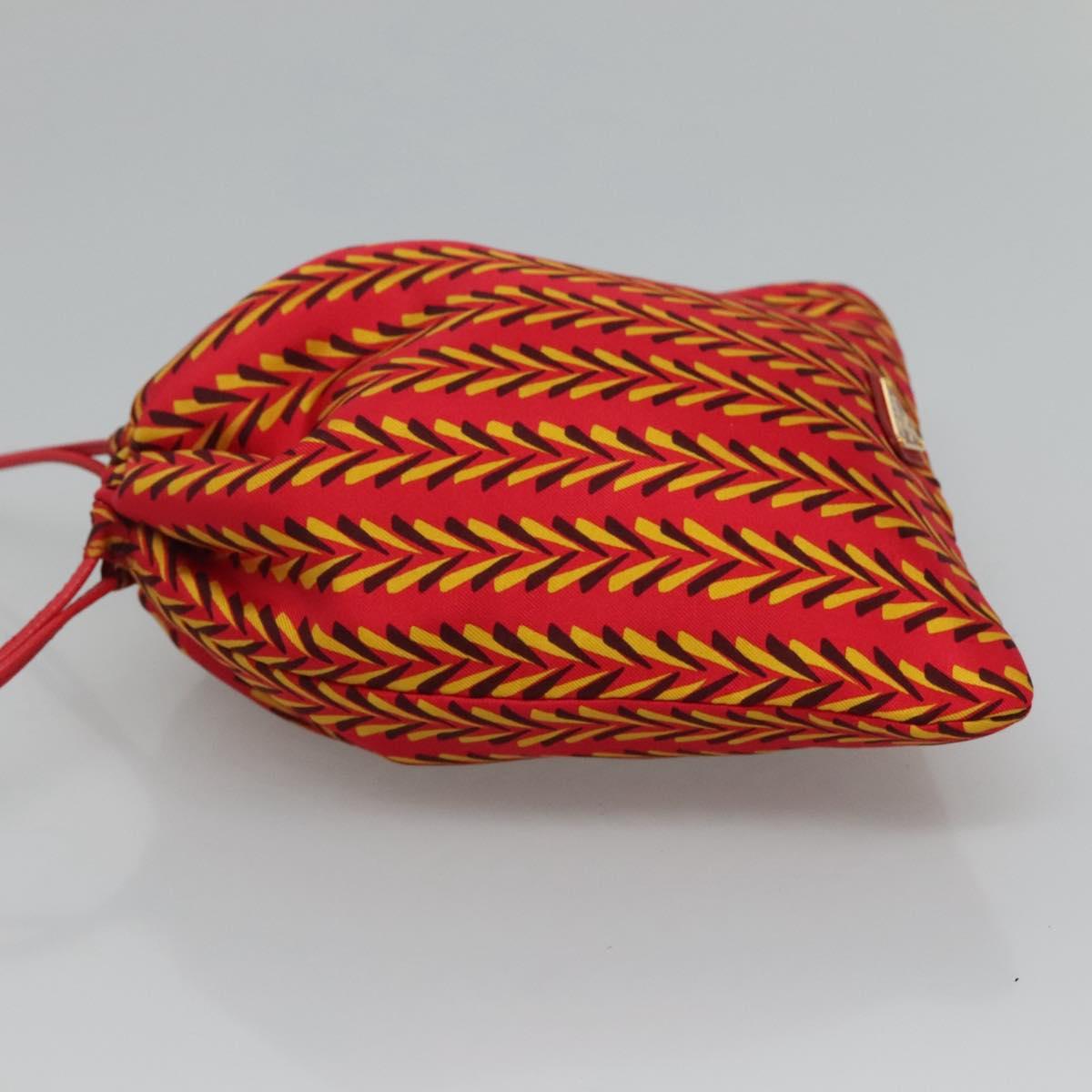 Prada Tessuto Red Silk Shoulder Bag (Pre-Owned)
