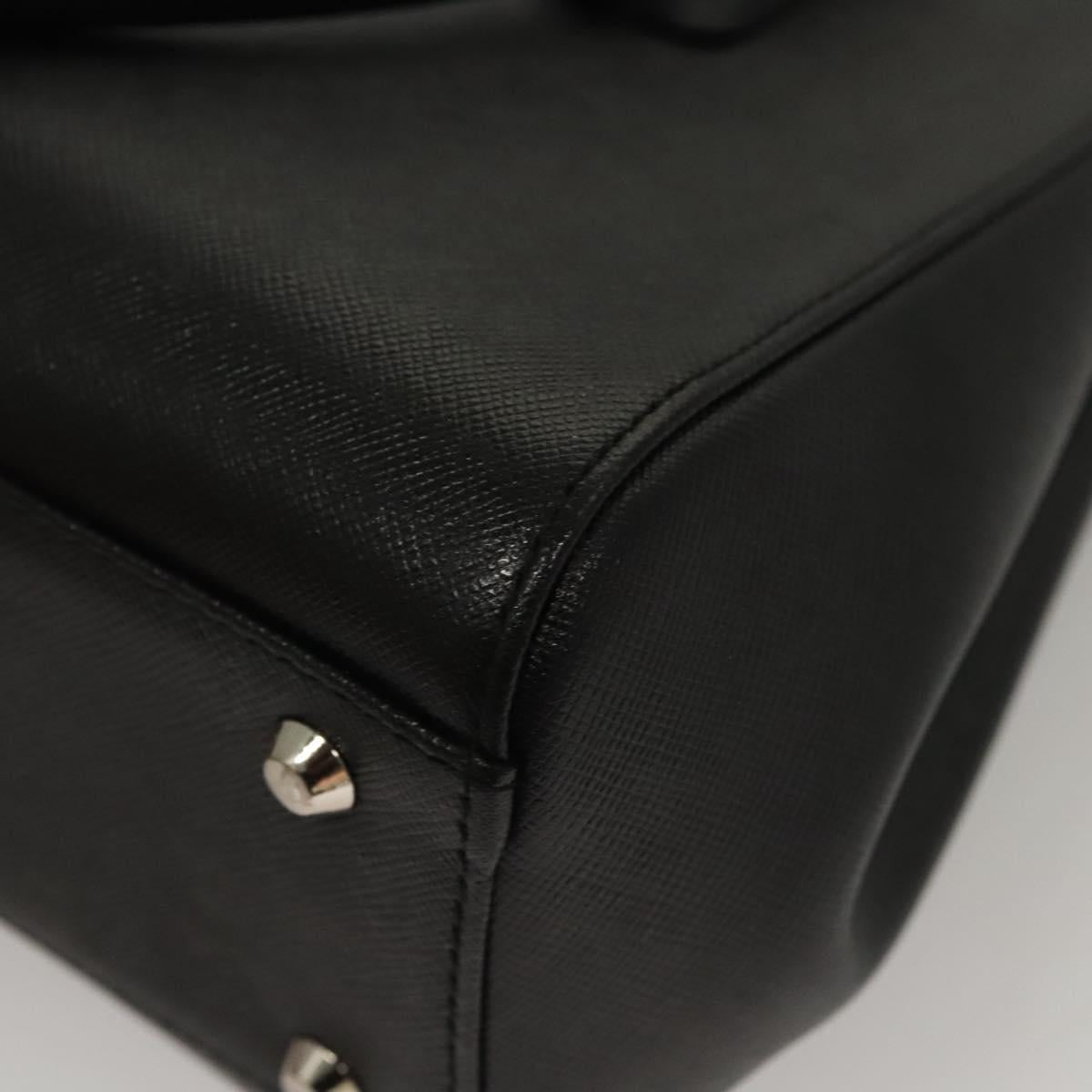 Burberry Black Leather Handbag (Pre-Owned)