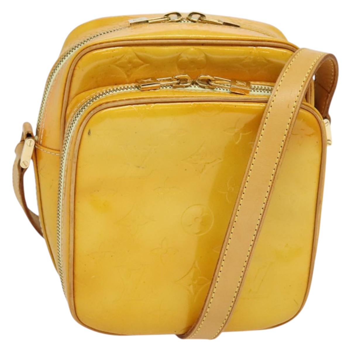 Louis Vuitton Wooster Yellow Patent Leather Shoulder Bag (Pre-Owned)