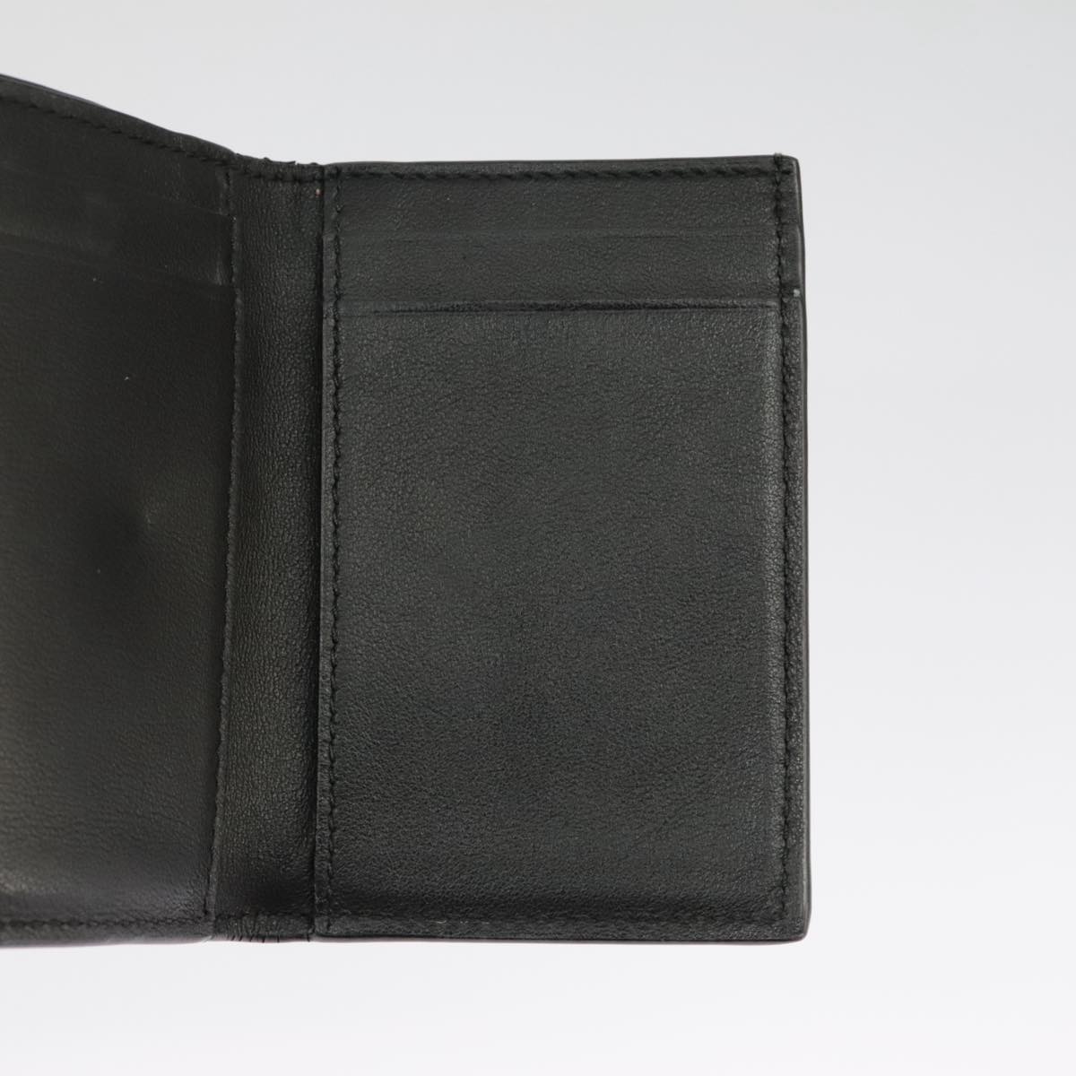 Bottega Veneta Intrecciato Black Leather Wallet (Pre-Owned)