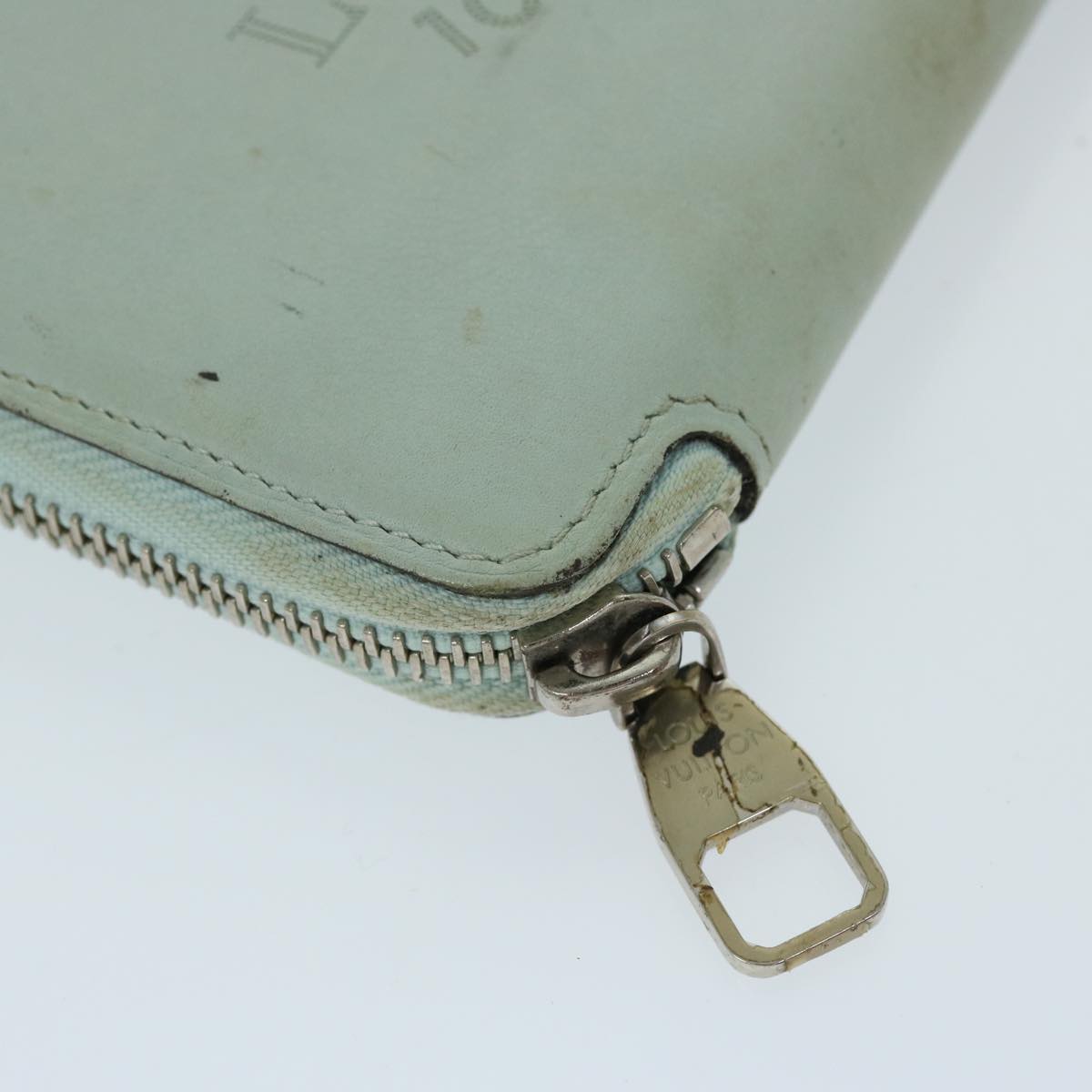 Louis Vuitton Jena Blue Leather Wallet (Pre-Owned)
