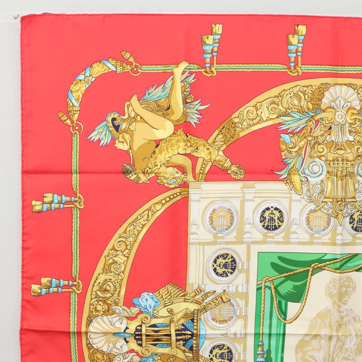 Hermès Red Silk Scarf (Pre-Owned)