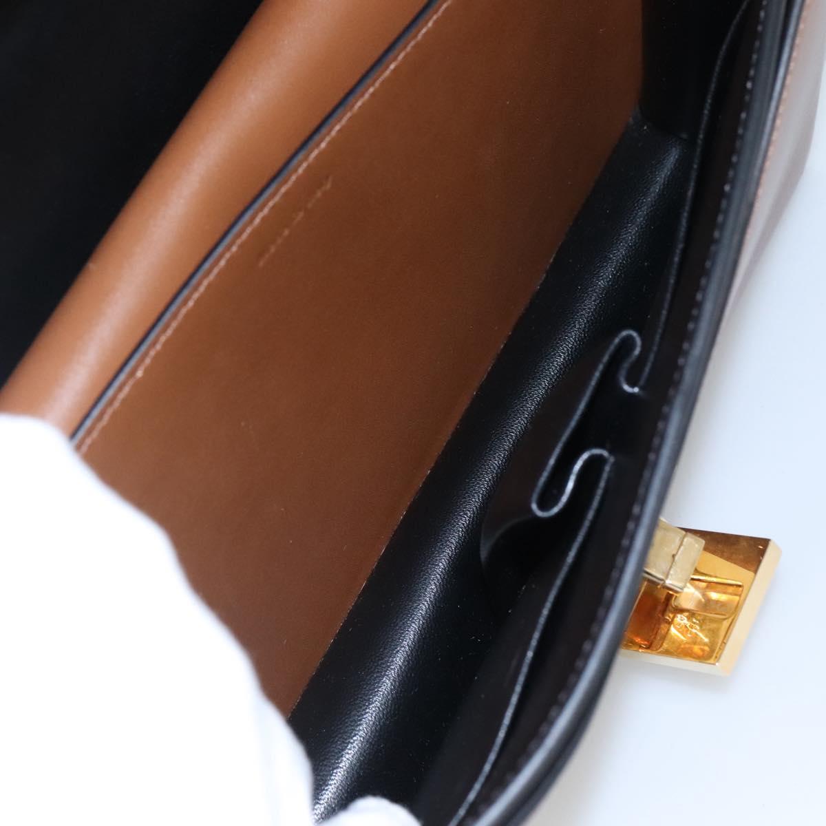 Céline Case Flap Black Leather Shoulder Bag (Pre-Owned)