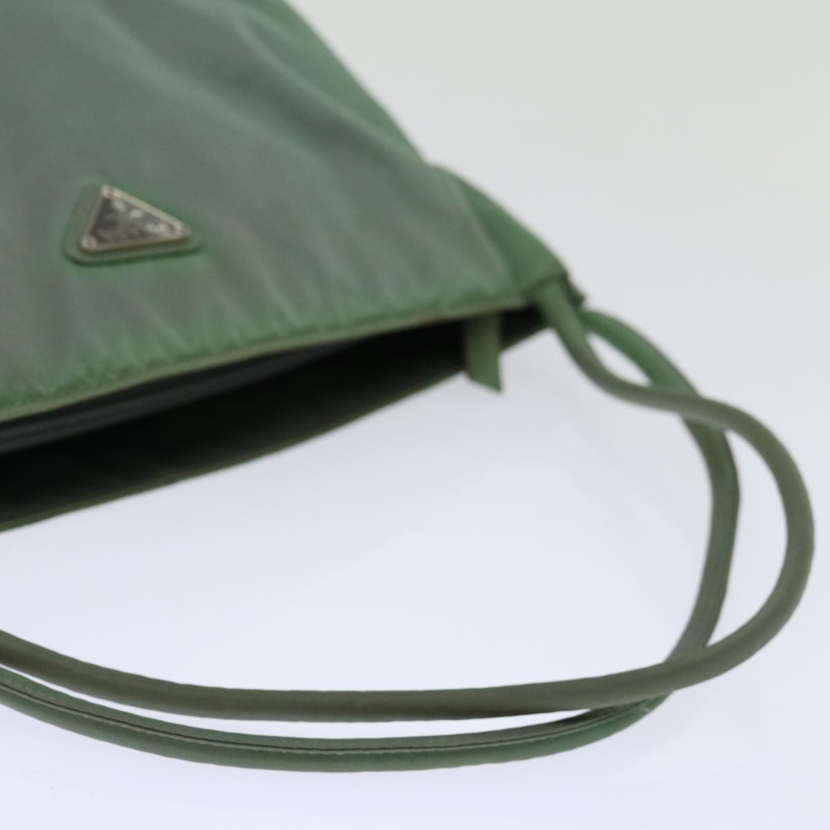 Prada Khaki Synthetic Handbag (Pre-Owned)