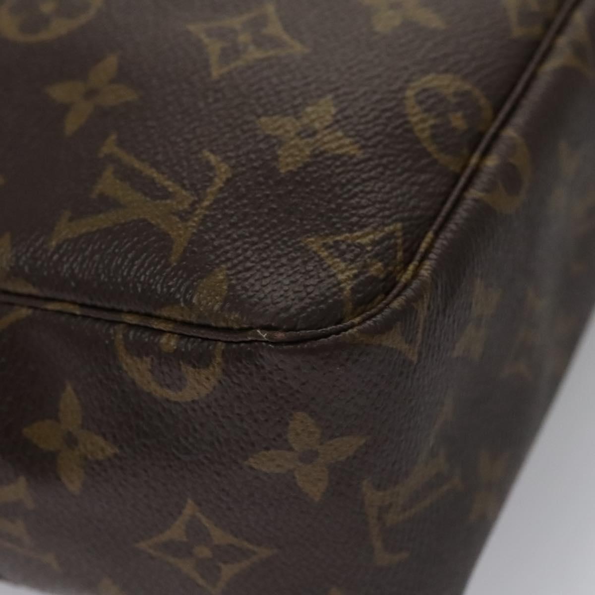 Louis Vuitton Trousse Toilette 28 Brown Canvas Clutch Bag (Pre-Owned)