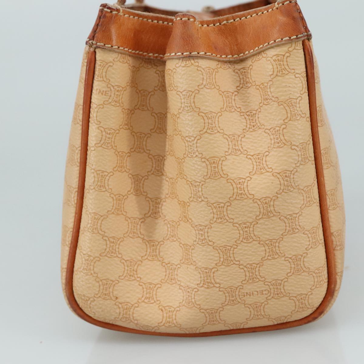 Céline Macadam Beige Canvas Handbag (Pre-Owned)