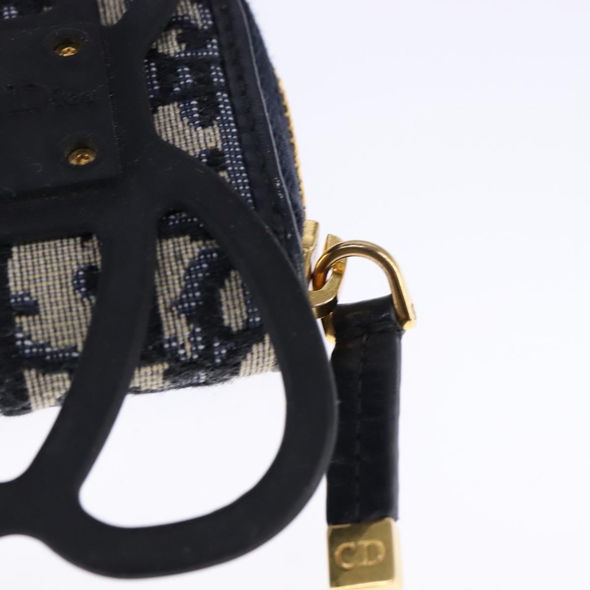 Dior Trotter Navy Canvas Wallet (Pre-Owned)