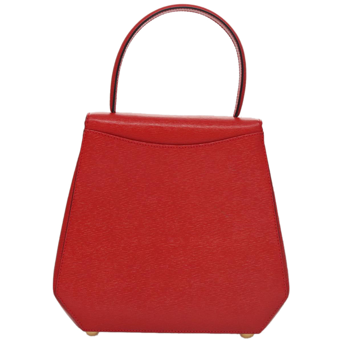 Céline Triomphe Red Leather Handbag (Pre-Owned)