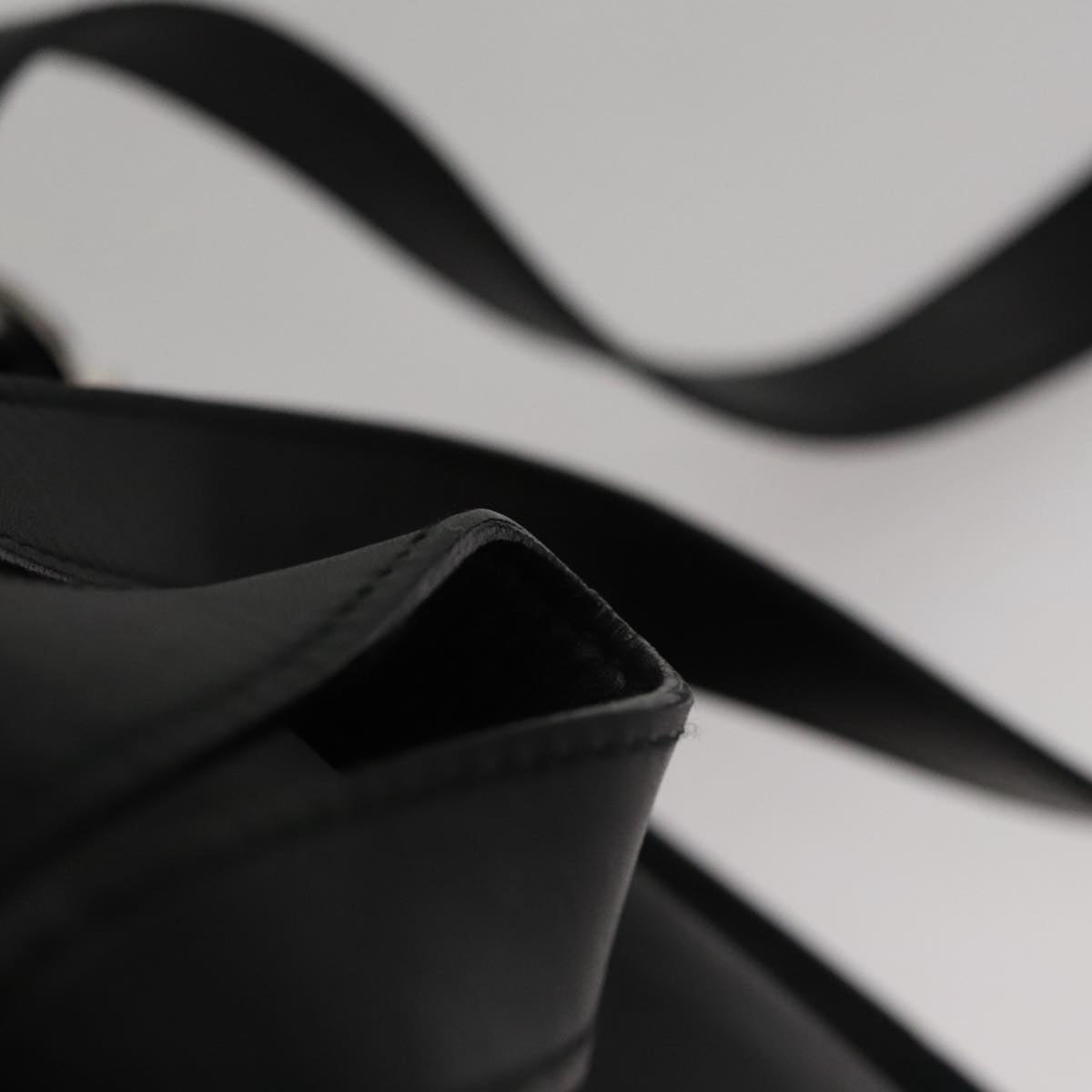 Salvatore Ferragamo Gancini Black Leather Backpack Bag (Pre-Owned)