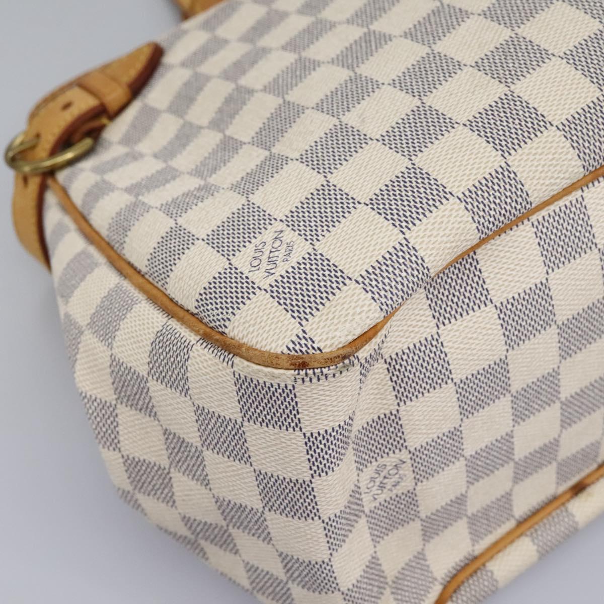 Louis Vuitton Batignolles Horizontal White Canvas Tote Bag (Pre-Owned)