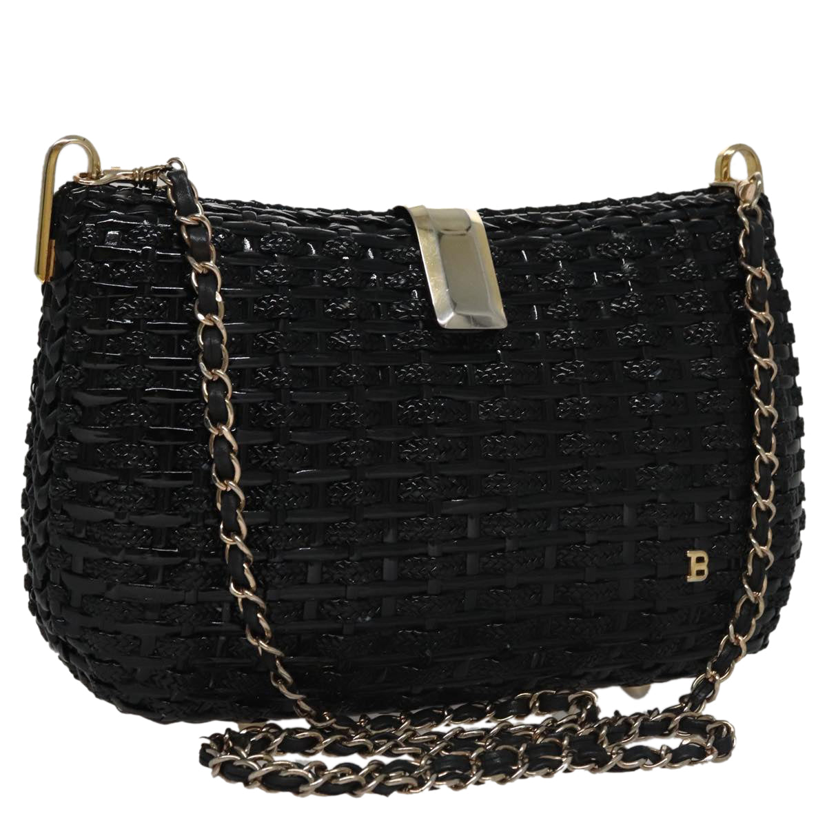 Bally Black Patent Leather Shoulder Bag (Pre-Owned)