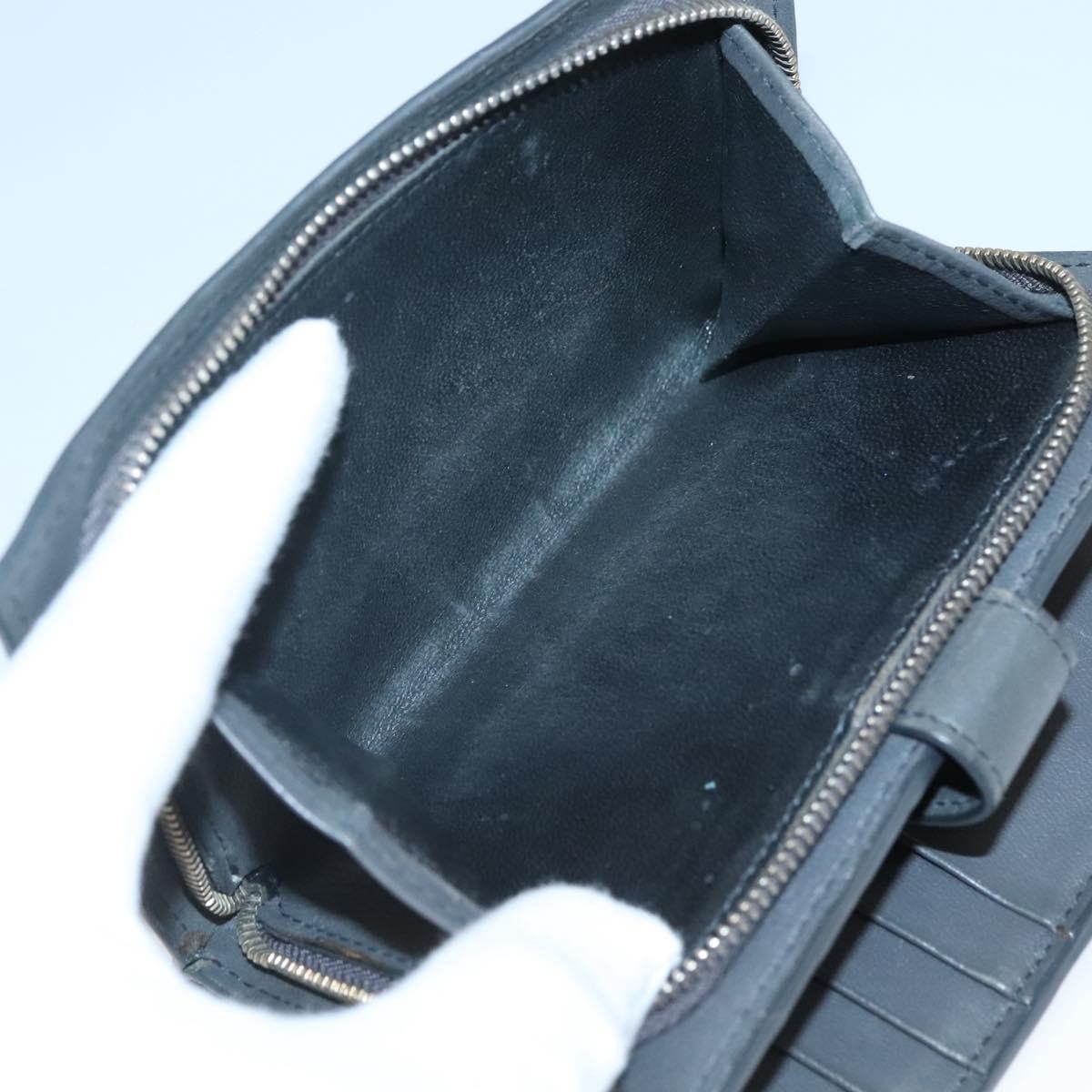 Bottega Veneta Intrecciato Grey Leather Wallet (Pre-Owned)
