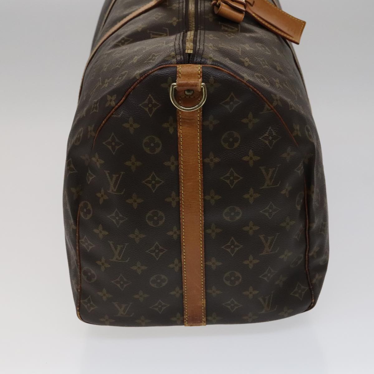 Louis Vuitton Keepall Bandoulière 60 Brown Canvas Travel Bag (Pre-Owned)