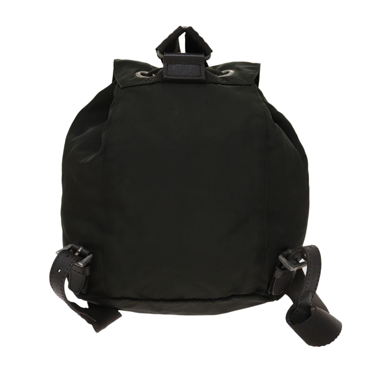 Prada Re-Nylon Khaki Canvas Backpack Bag (Pre-Owned)