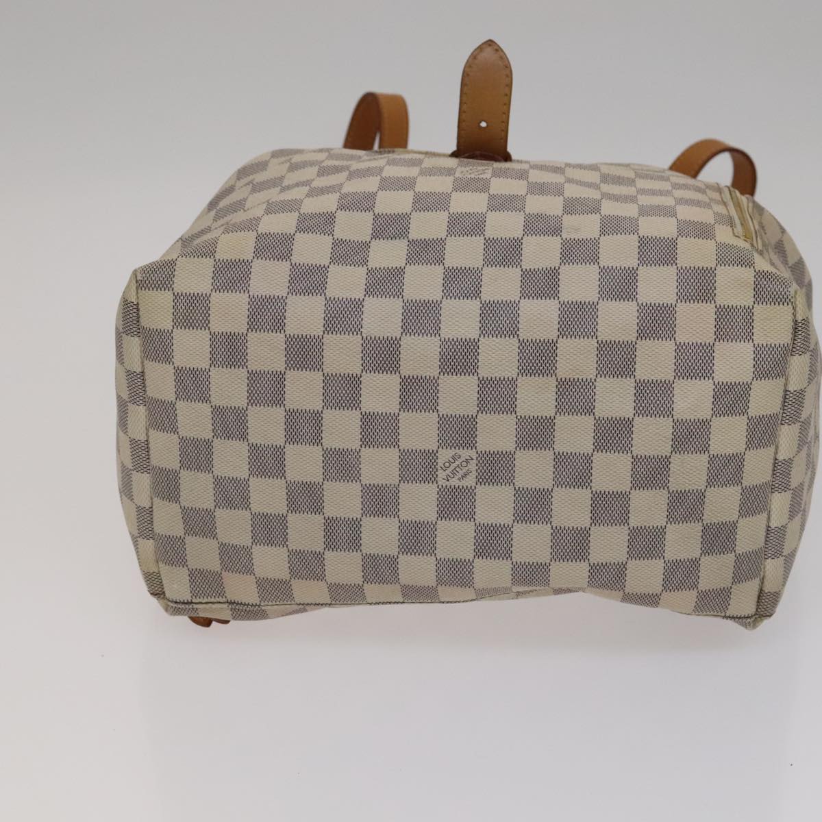 Louis Vuitton Sperone Backpack Beige Canvas Backpack Bag (Pre-Owned)