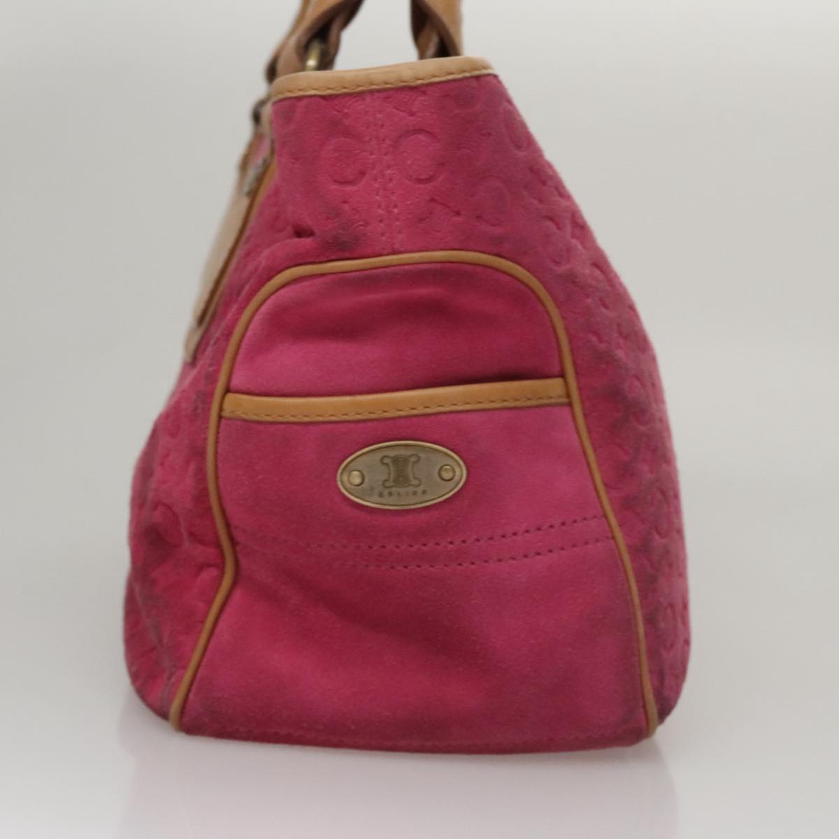 Céline Boogie Pink Canvas Handbag (Pre-Owned)