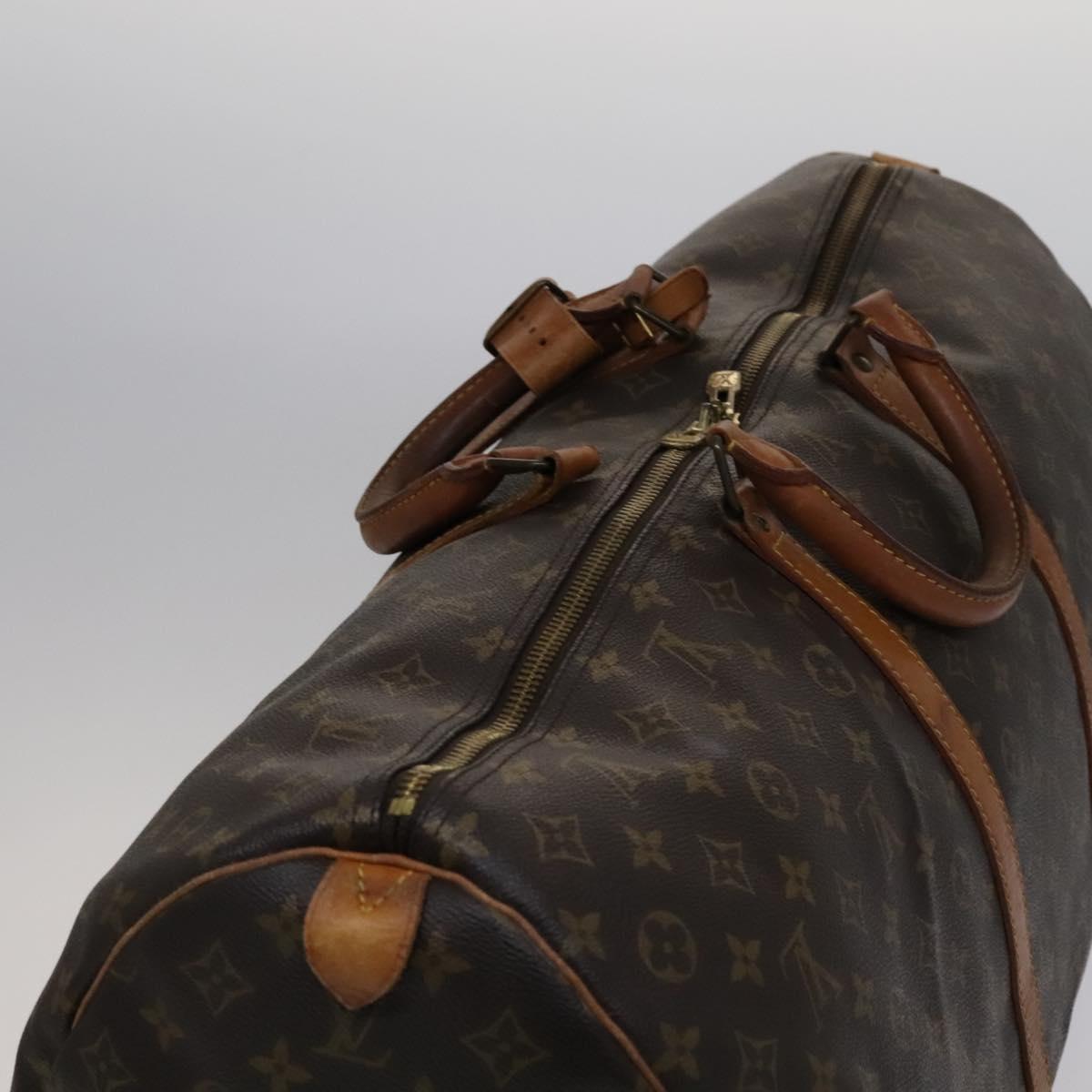 Louis Vuitton Keepall 60 Brown Canvas Travel Bag (Pre-Owned)