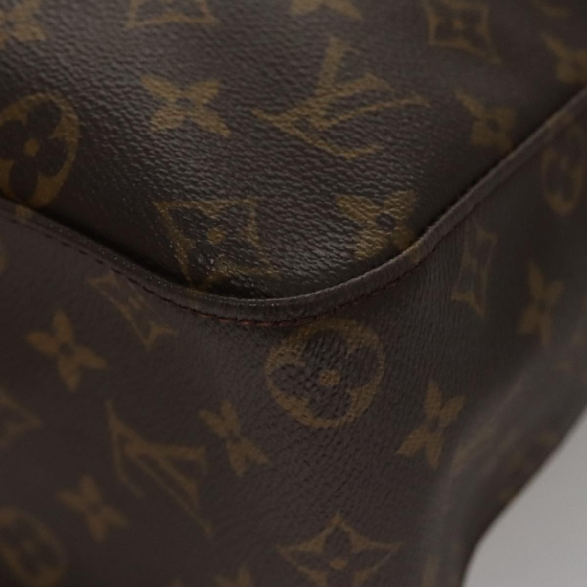 Louis Vuitton Looping Gm Brown Canvas Shoulder Bag (Pre-Owned)