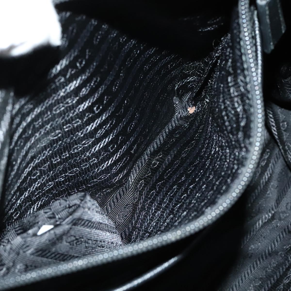 Prada Robot Black Synthetic Backpack Bag (Pre-Owned)