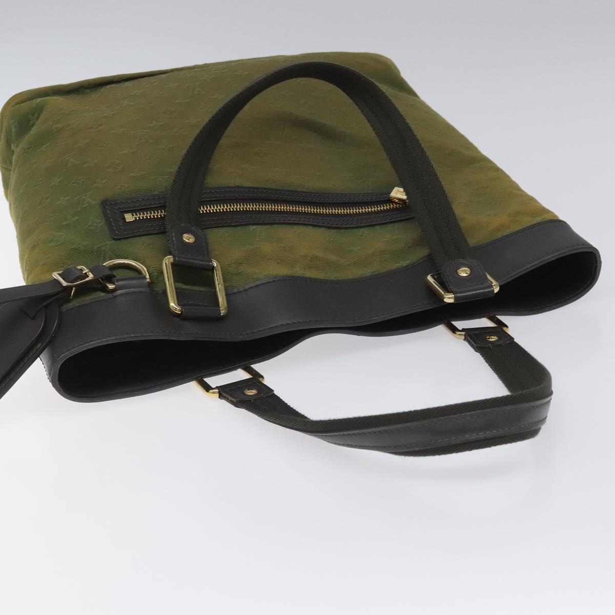 Louis Vuitton Lucille Khaki Canvas Shoulder Bag (Pre-Owned)