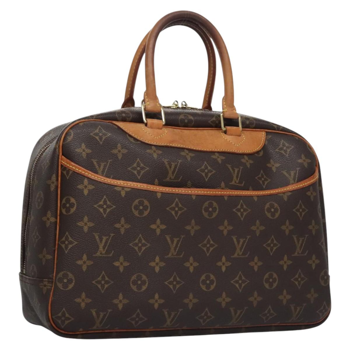 Louis Vuitton Deauville Brown Canvas Handbag (Pre-Owned)