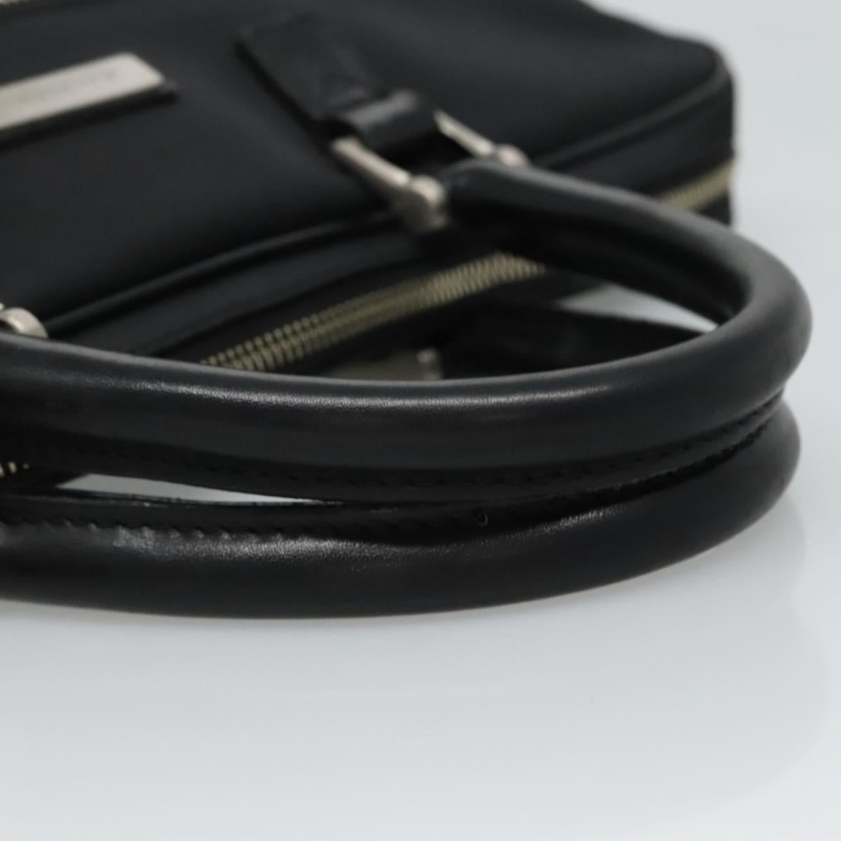 Burberry Nova Check Black Synthetic Briefcase Bag (Pre-Owned)