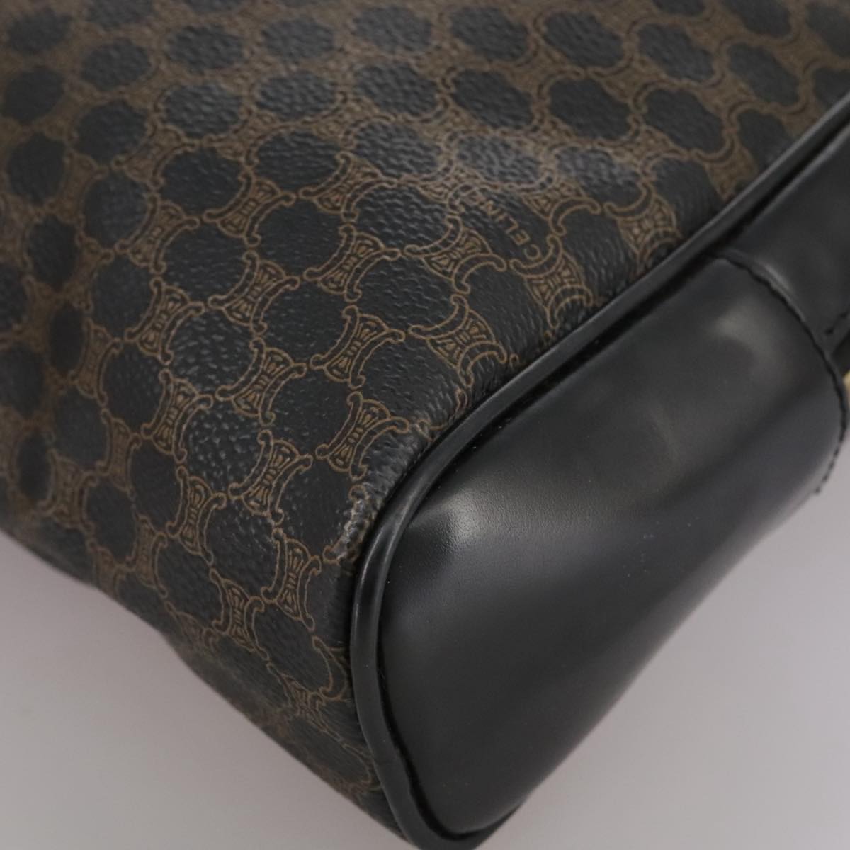 Céline Macadam Brown Canvas Backpack Bag (Pre-Owned)