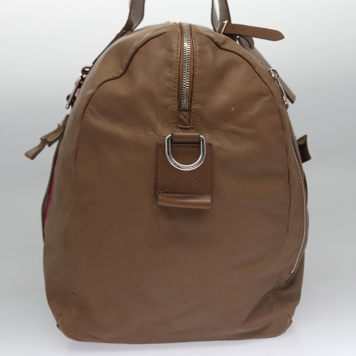 Louis Vuitton Bosphore Brown Leather Travel Bag (Pre-Owned)