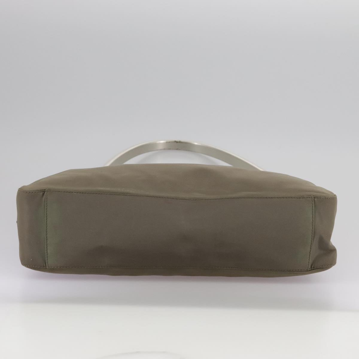 Prada Tessuto Khaki Synthetic Shoulder Bag (Pre-Owned)