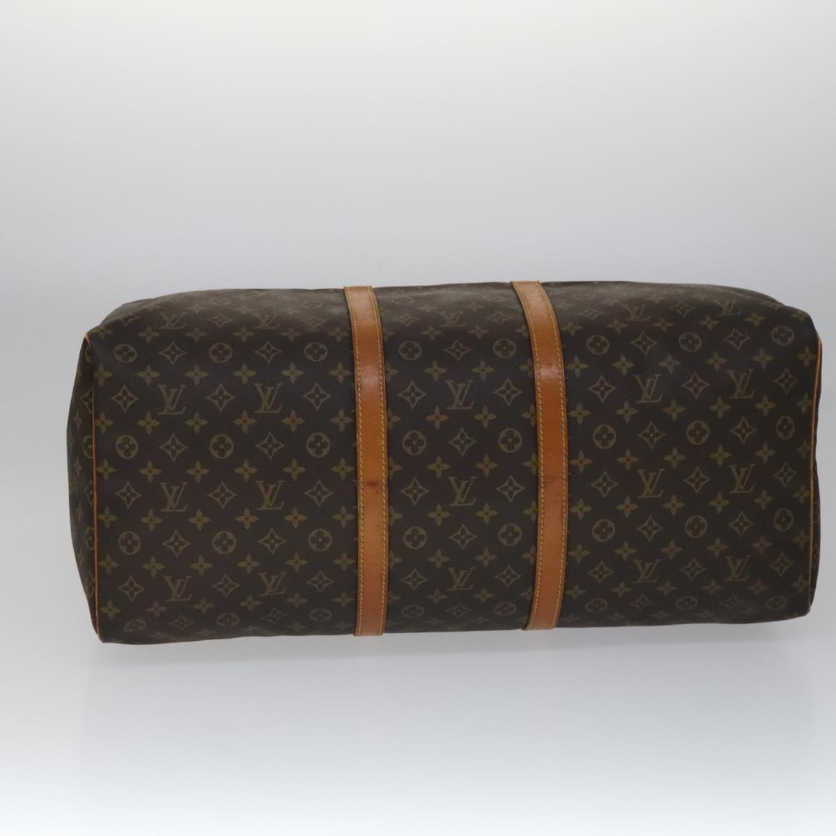 Louis Vuitton Keepall 60 Brown Canvas Travel Bag (Pre-Owned)